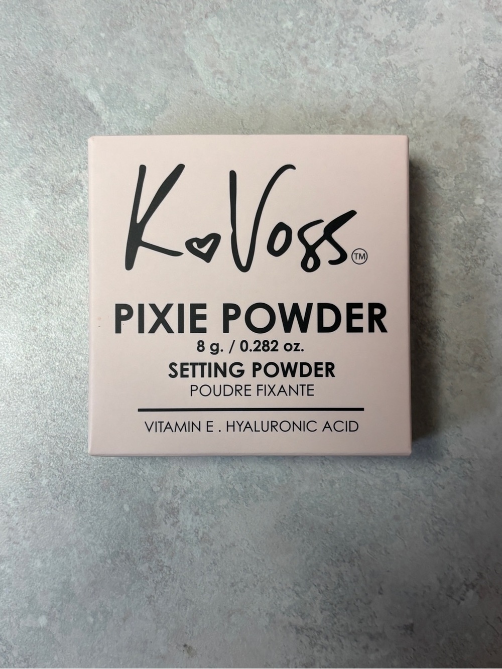 NEW KVoss Pixie Setting Powder Murray Hill 8g | Vitamin E + Hyaluronic Acid